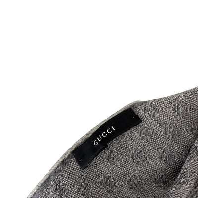 Gucci Scarf GG Monogramm Grau