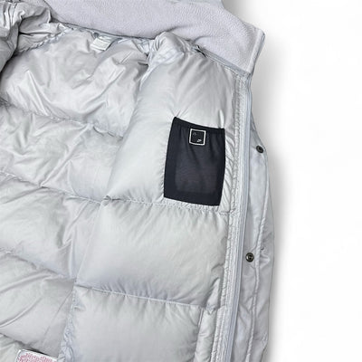 Nike Vintage Y2K Down Pufferjacke Grau