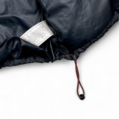 Nike Vintage Y2K Puffer Daunenjacke Schwarz