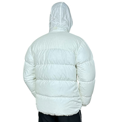 Nike Vintage Y2K Puffer Daunenjacke Weiß