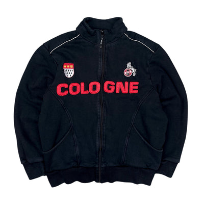 1. FC Köln Spellout Trackjacke Schwarz - vintageconcierge