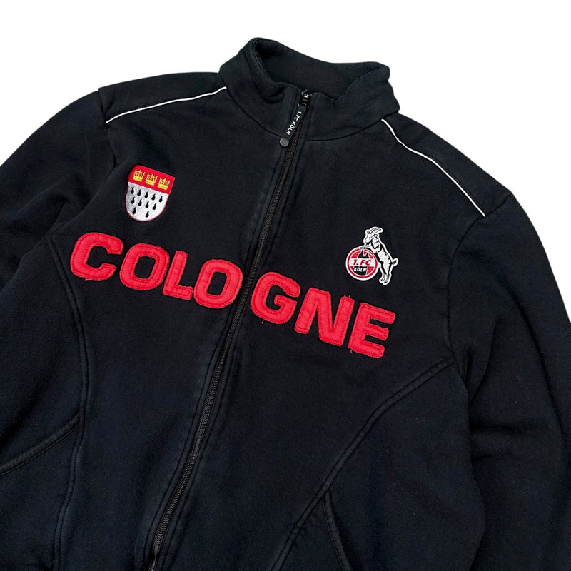 1. FC Köln Spellout Trackjacke Schwarz - vintageconcierge
