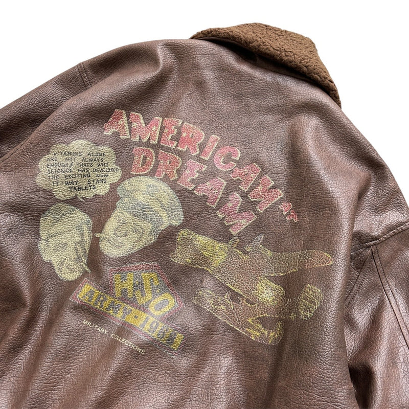 Vintage A-2 American Dream Lederjacke