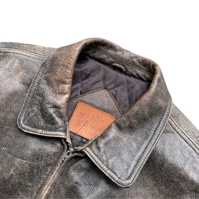 Vintage 90s Planet Hollywood Leather Jacket