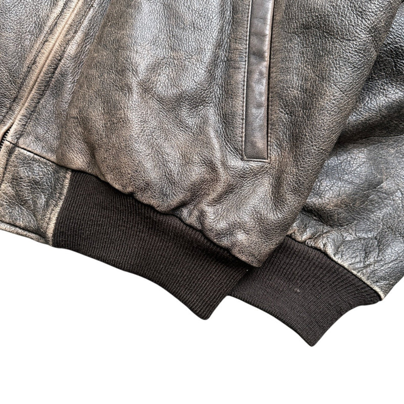 Vintage 90s Planet Hollywood Leather Jacket