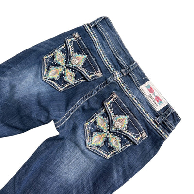 Grace Low Waist Y2K Bootcut Jeans