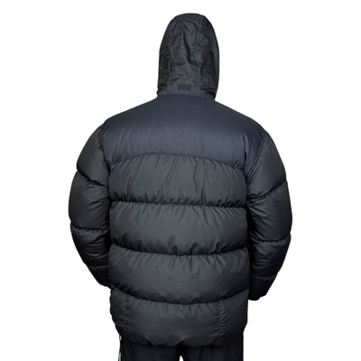 Nike Vintage Y2K Puffer Daunenjacke Schwarz