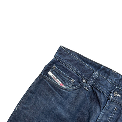 Diesel Raw Denim Straight Cut Jeans