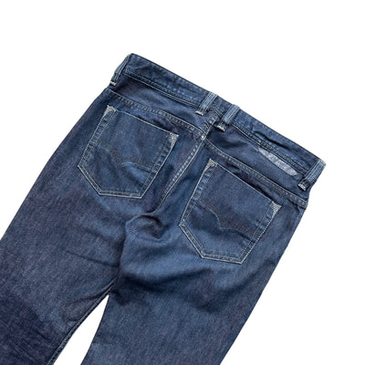 Diesel Raw Denim Straight Cut Jeans