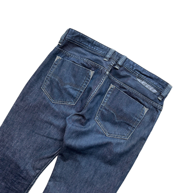 Diesel Raw Denim Straight Cut Jeans