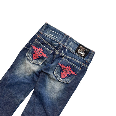 Red Pepper Y2K Bootcut Jeans