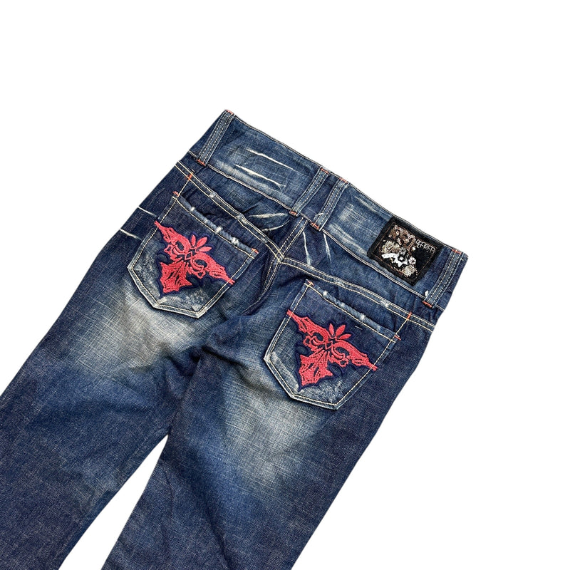Red Pepper Y2K Bootcut Jeans