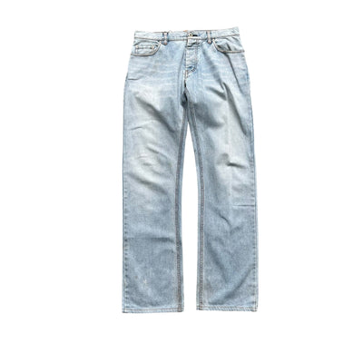 Burberry Black Label Vintage Light Wash Straight Denim Jeans | 30