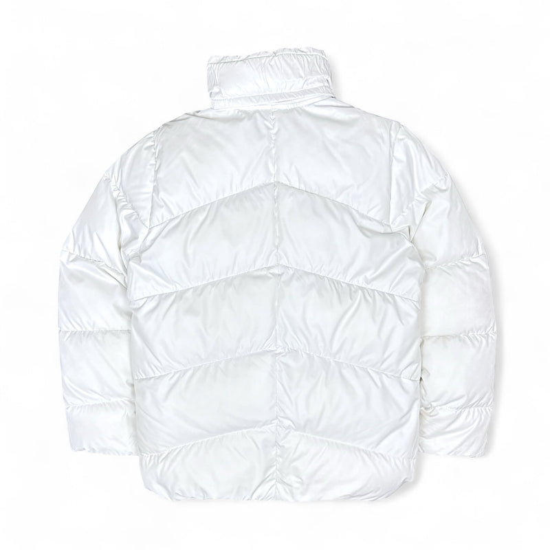 Nike Vintage Y2K Rare Down Pufferjacke Weiß