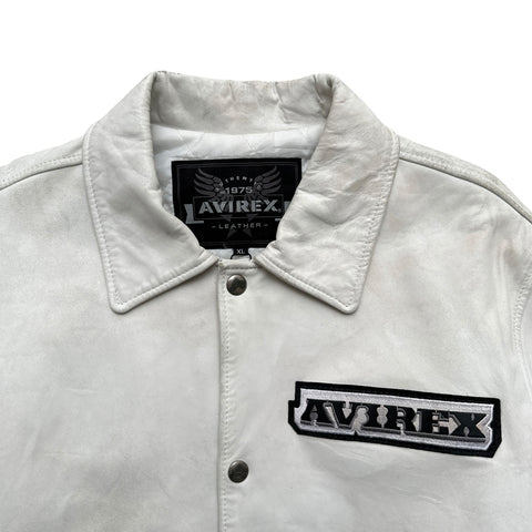 Vintage Avirex Leather Hi-Rollers Jacket | XL