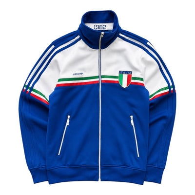 Adidas Vintage 1982 Italia Trackjacke Blau | S
