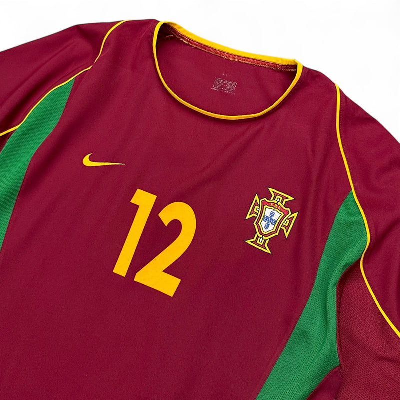 Nike Portugal Hugo Viana 2001-02 Fußball Trikot Burgundy