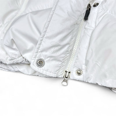 Nike Vintage Y2K Rare Down Pufferjacke Weiß
