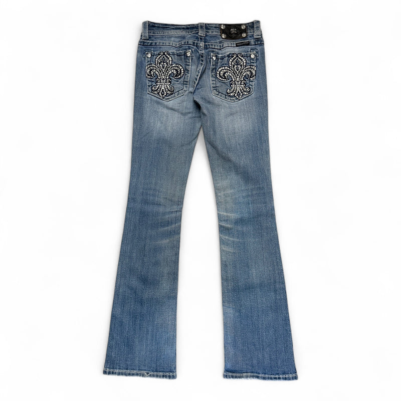 Miss Me Low Waist Y2K Bootcut Jeans