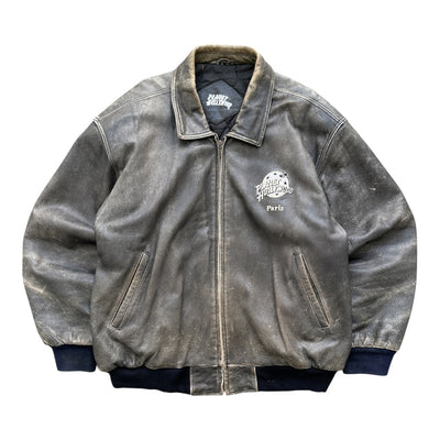 Vintage Planet Hollywood Paris Leather Jacket | XL