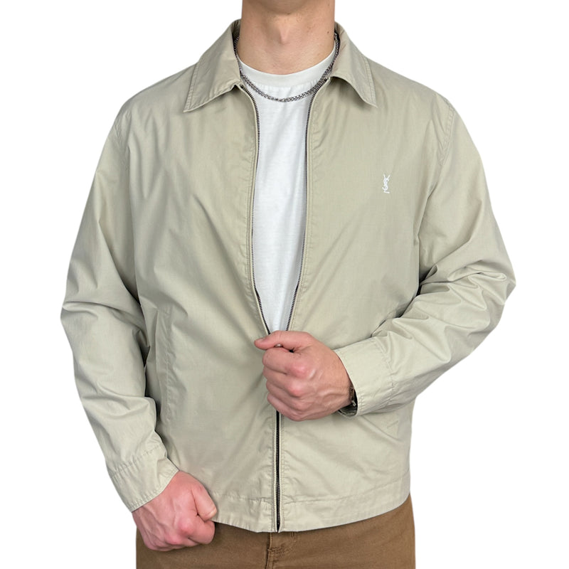 Yves Saint Laurent YSL Vintage Y2K Harrington Jacke Beige