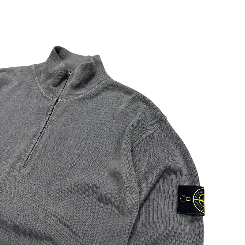 Stone Island Half Zip Knit Stricksweatshirt