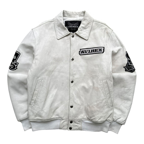 Vintage Avirex Leather Hi-Rollers Jacket | XL