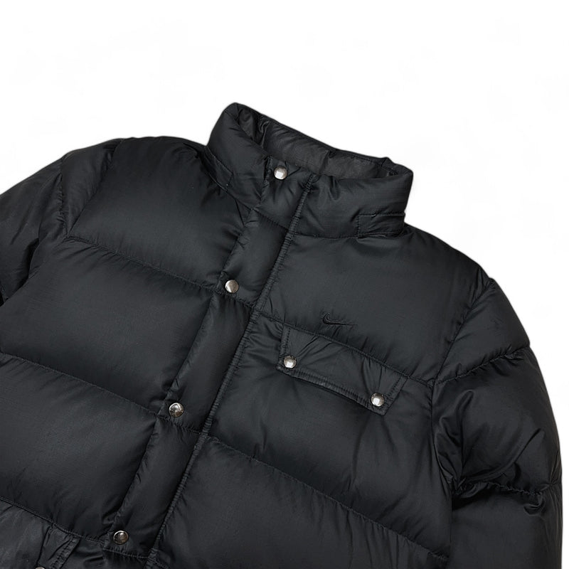 Nike Vintage Puffer Daunenjacke Schwarz