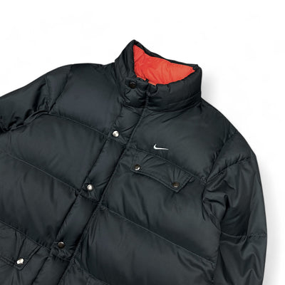 Nike Vintage Puffer Daunenjacke Schwarz