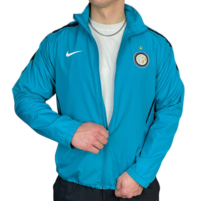 Nike Vintage 2010-11 Inter Mailand Trackjacke AquaBlau