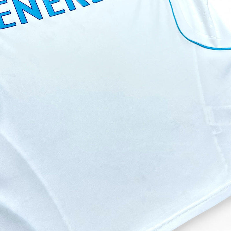 Adidas Olympique Marseille 2008-09 Home Trikot Weiß Blau