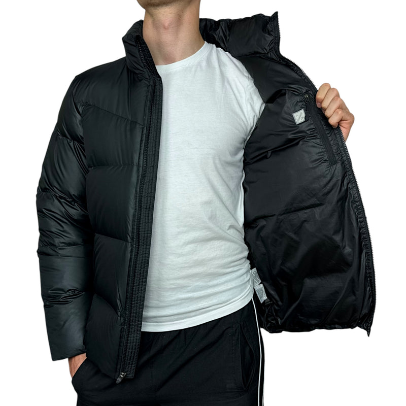 Nike Vintage Puffer Daunenjacke Schwarz