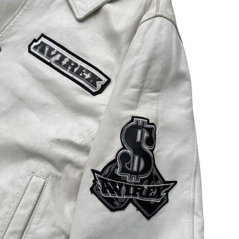 Vintage Avirex Leather Hi-Rollers Jacket | XL
