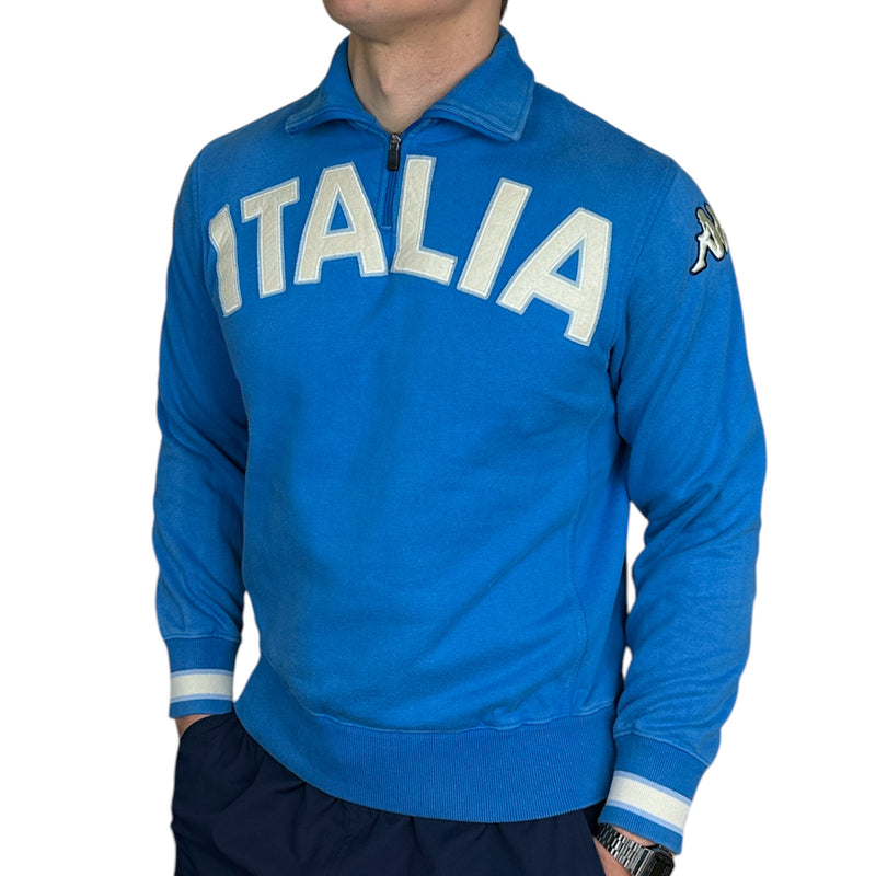 Kappa Vintage Y2K Italia Trackjacke Blau