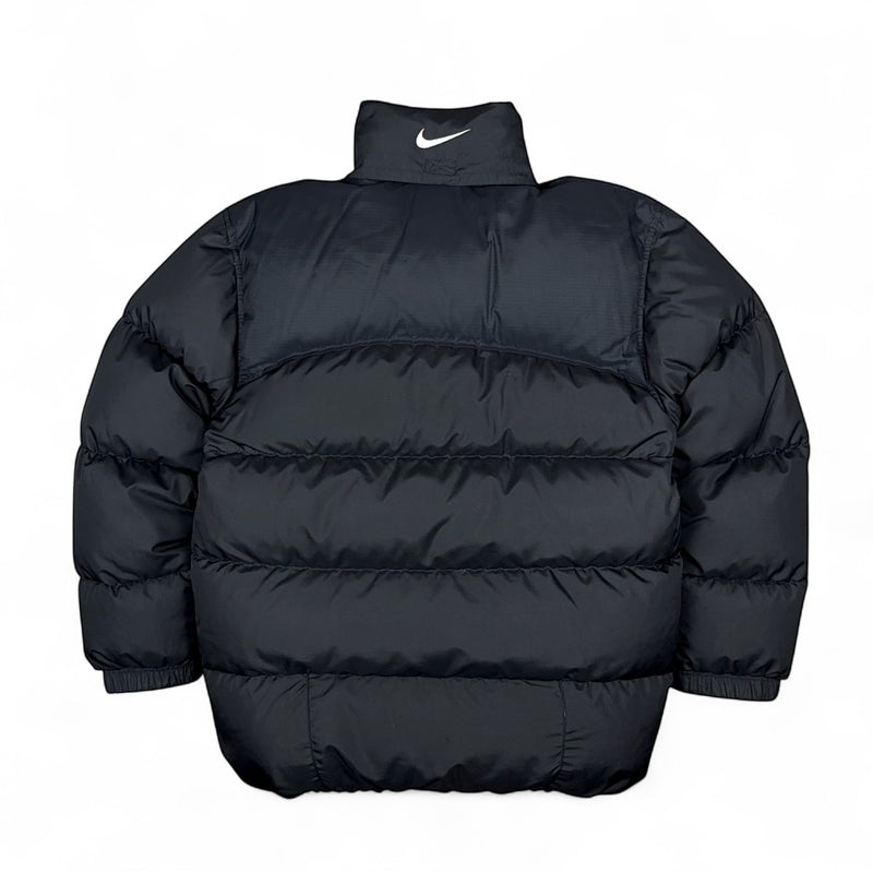 Nike Vintage Y2K Puffer Daunenjacke Schwarz