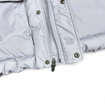 Nike Vintage Y2K Down Pufferjacke Grau
