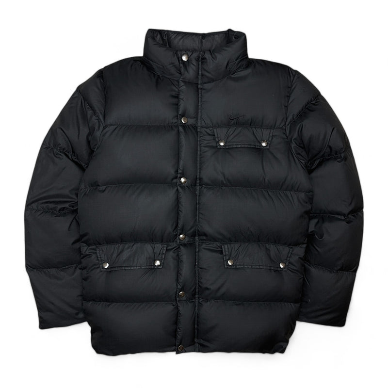 Nike Vintage Puffer Daunenjacke Schwarz