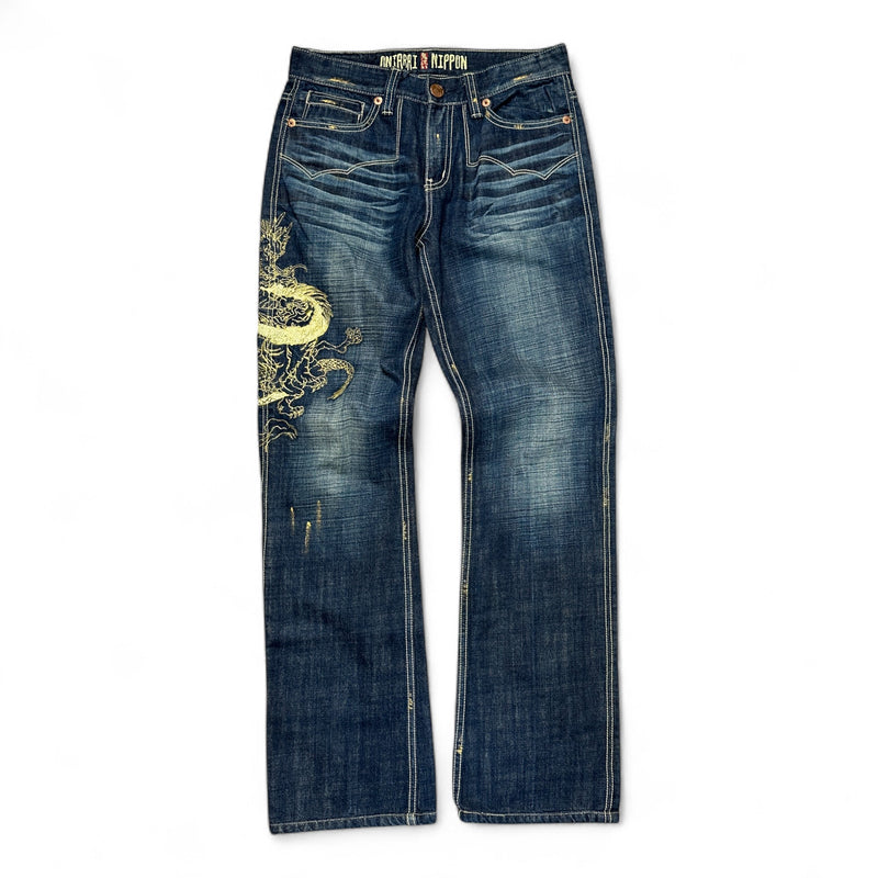 Oniarai Japanese Baggy Jeans