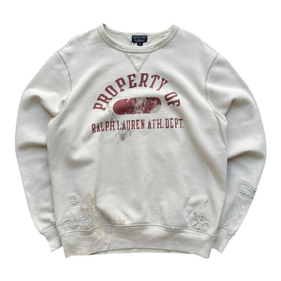 Vintage Polo Jeans Co. Ralph Lauren Distressed Sweatshirt | XL