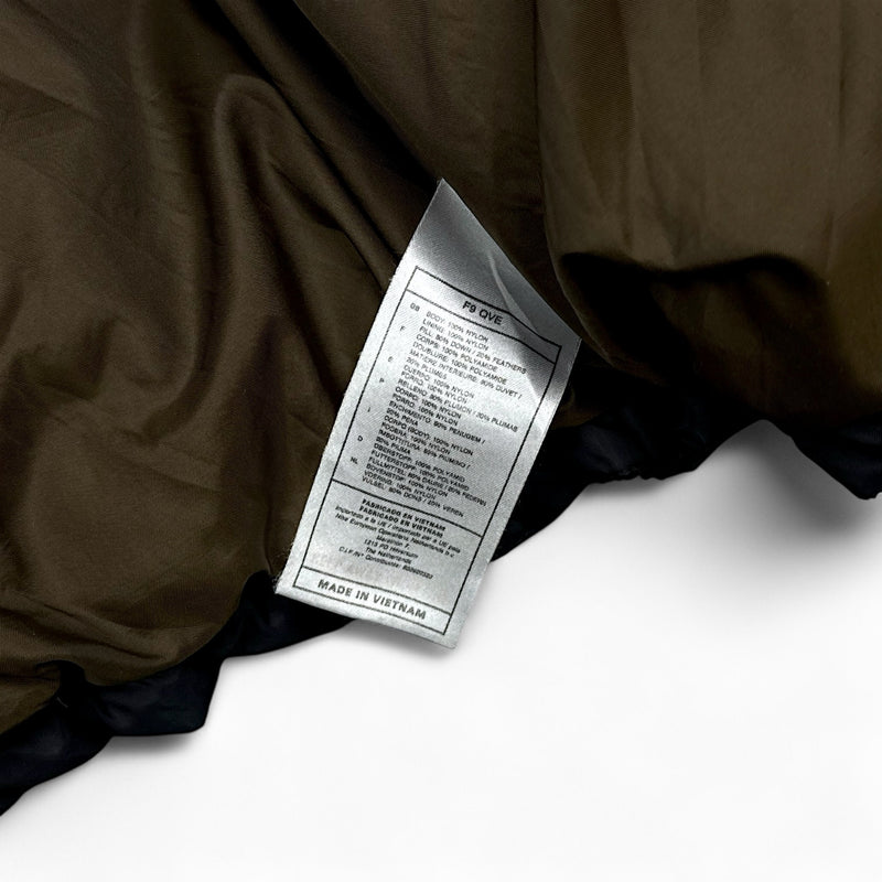 Nike Vintage Y2K Rare Down Pufferjacke Schwarz