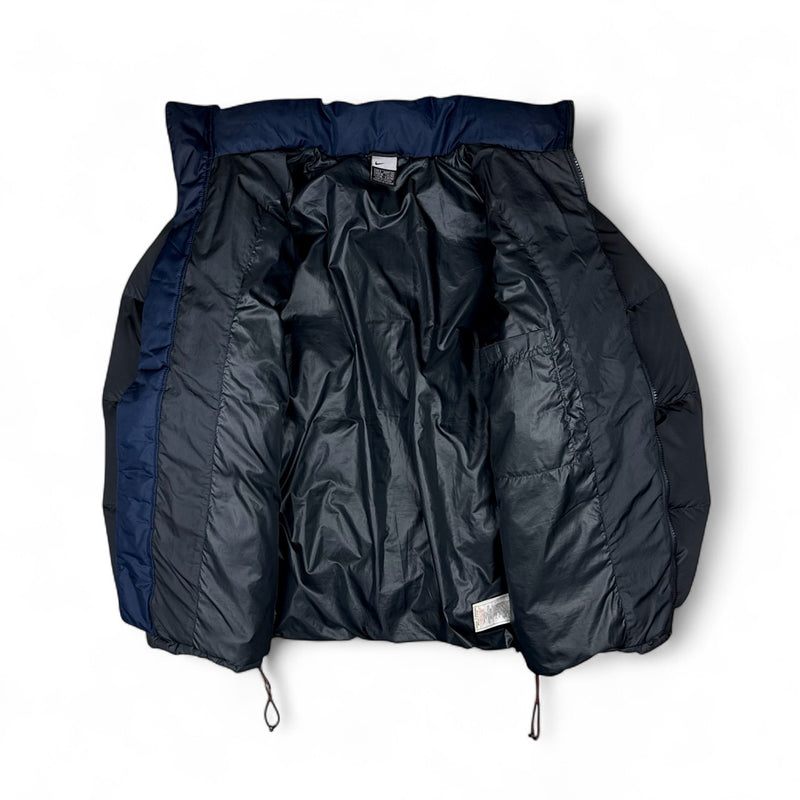 Nike Vintage Y2K Puffer Daunenjacke Schwarz