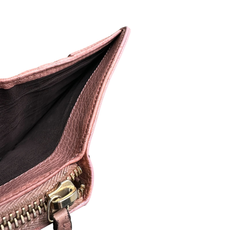 Gucci GG Canvas Pink Wallet