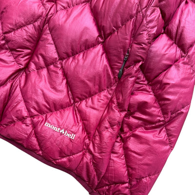 Montbell Diamond Stitch Puffer Jacke Pink