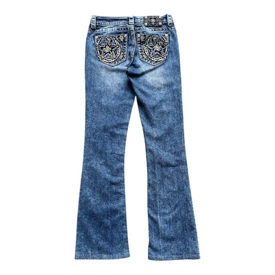 Miss Me Y2K Low Waist Bootcut Jeans | S