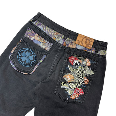 Nippon Japanese Koi Jeans Short
