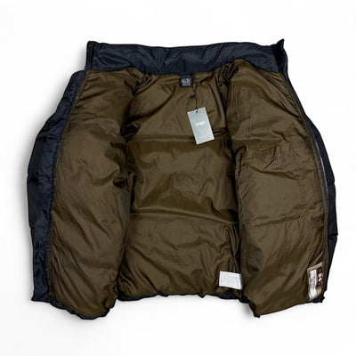 Nike Vintage Y2K Rare Down Pufferjacke Schwarz