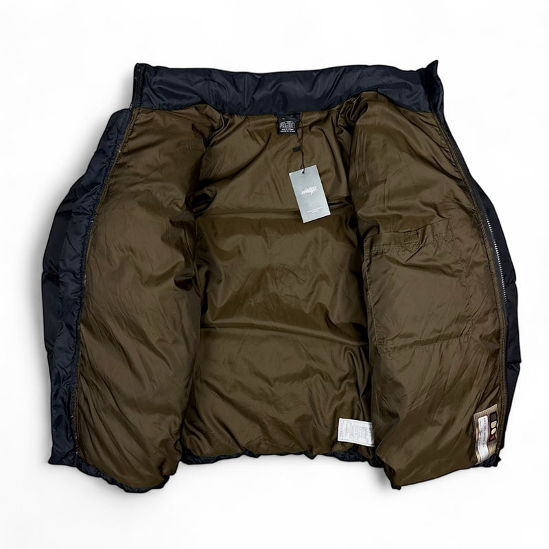 Nike Vintage Y2K Rare Down Pufferjacke Schwarz