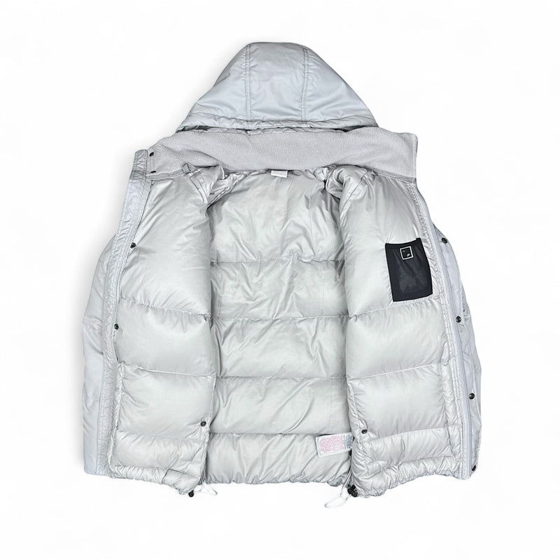 Nike Vintage Y2K Down Pufferjacke Grau