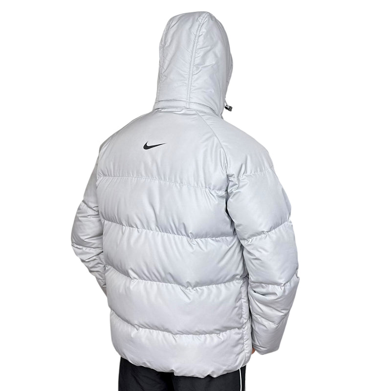 Nike Vintage Y2K Down Pufferjacke Grau