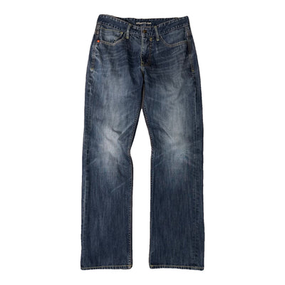 Vintage Jeans von SIR BENNI MILES, Größe 46, W30, mit klassischem Schnitt und denimoptik, auf einem weißen Hintergrund fotografiert.